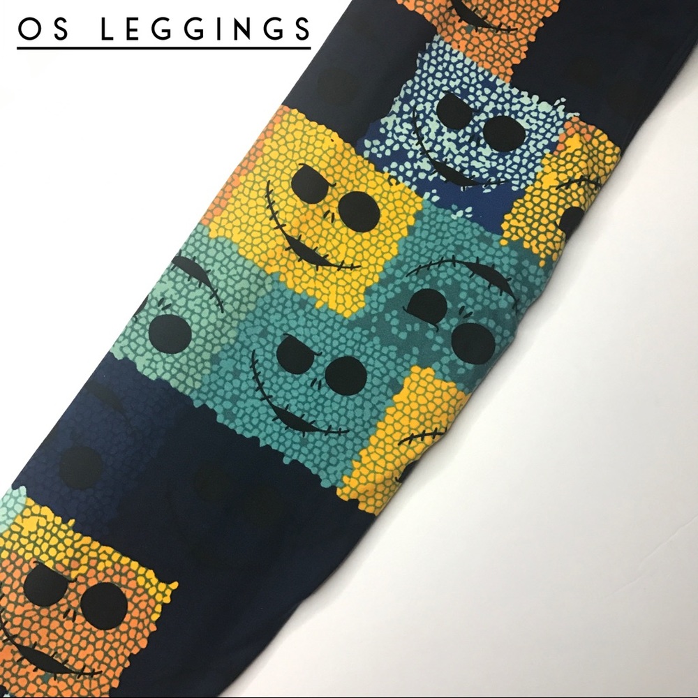 Lularoe Disney Nightmare Before XMas Leggings NWT